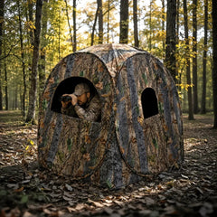 3 Person 360 Degree See Through Pop Up Hunting Blind