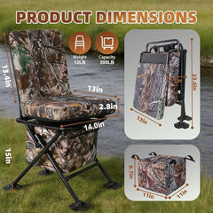 Funhorun Rovex Foldable Hunting Chair with Backrest