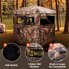 Striker Base Camo Ground Blind