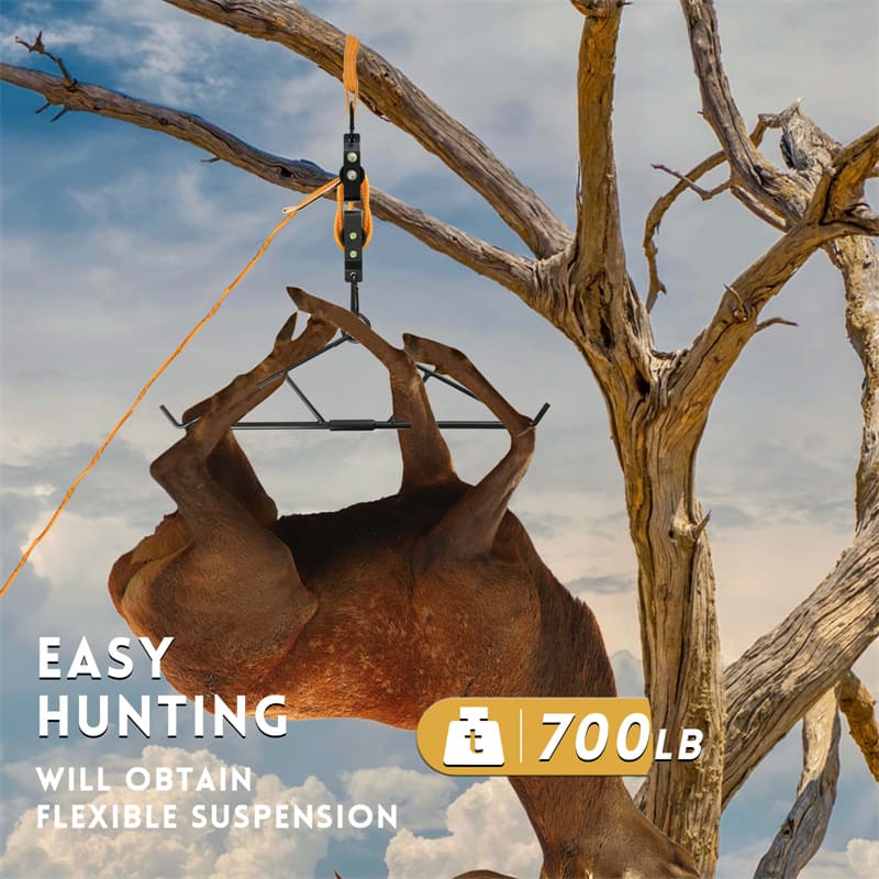 Dual Pulley Deer Hoist