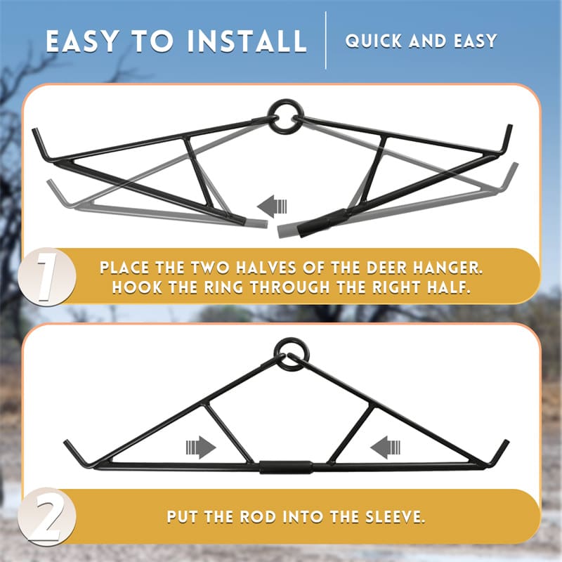 Dual Pulley Deer Hoist