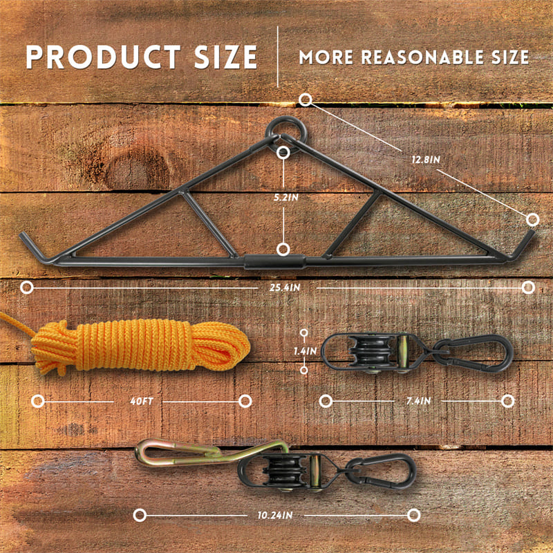 Dual Pulley Deer Hoist