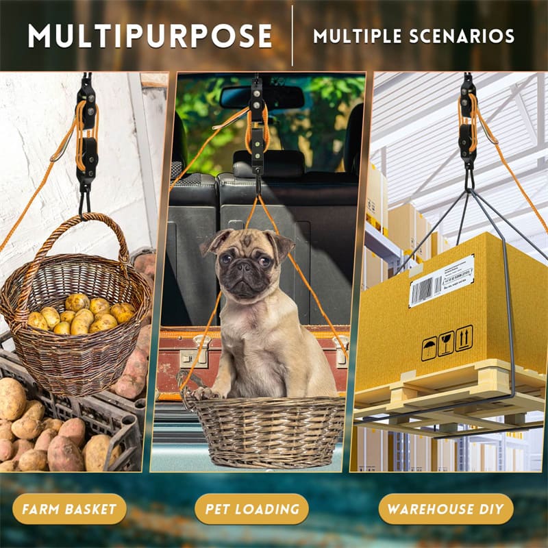 Dual Pulley Deer Hoist