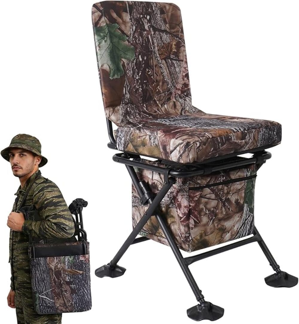 Funhorun Rovex Foldable Hunting Chair with Backrest