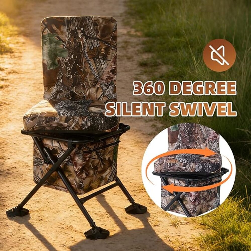 Funhorun Rovex Foldable Hunting Chair with Backrest