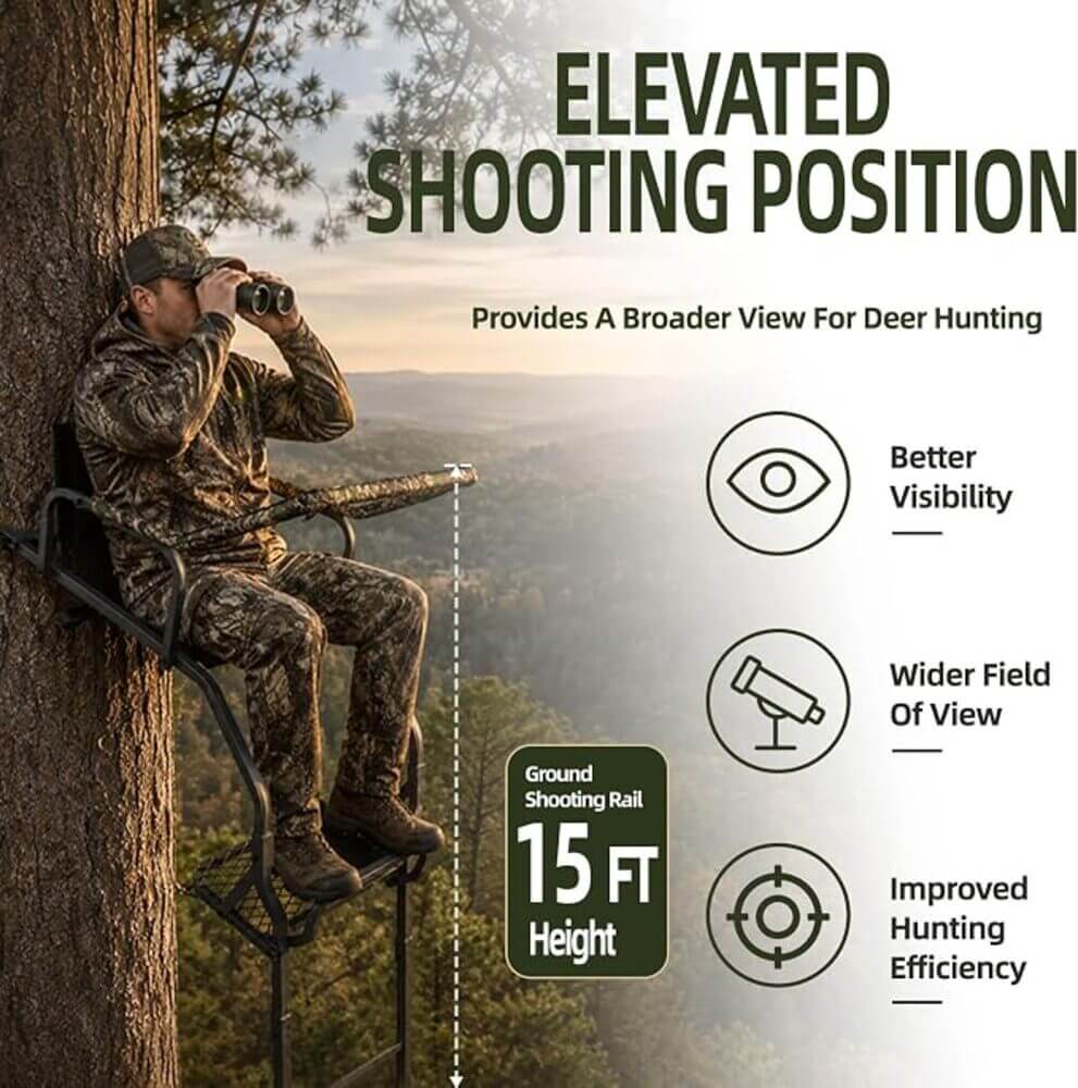 Funhorun Torvex 15 FT 1-Man Ladder Tree Stand