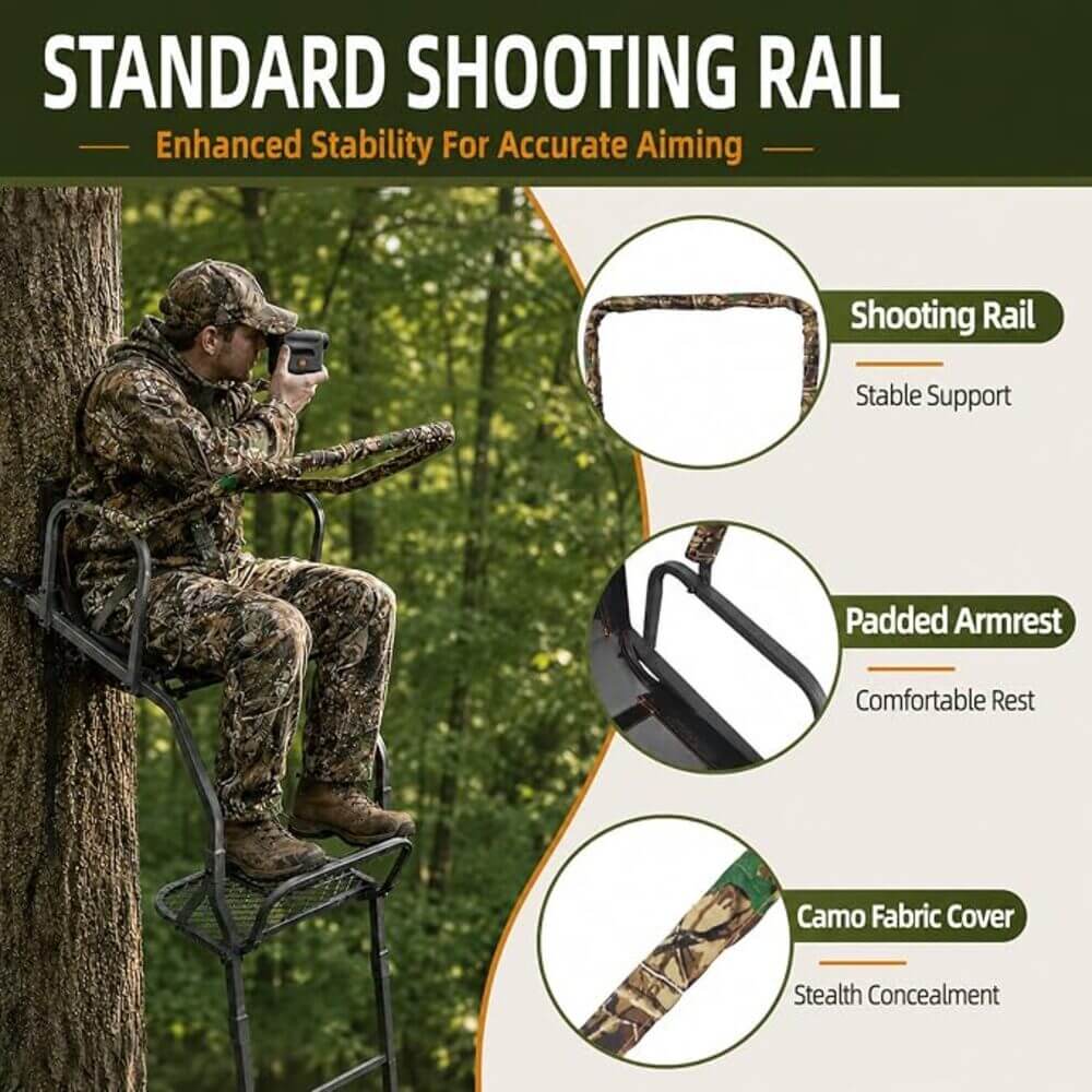 Funhorun Torvex 15 FT 1-Man Ladder Tree Stand