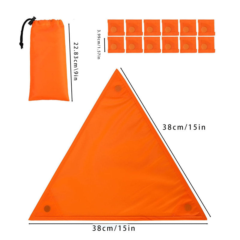 Magnetic Orange Safety Blind Panels