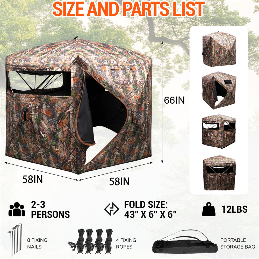 Striker Base Camo Ground Blind