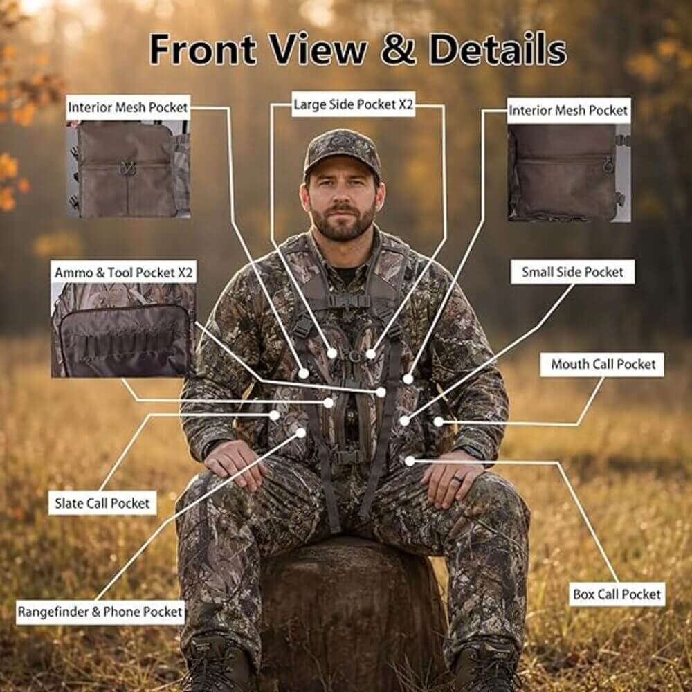 TrailSeat Max Kickstand Turkey Vest